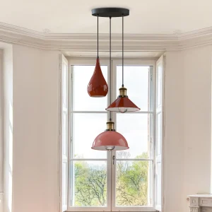 3 Head Pendant Light Metal Hanging Ceiling Light Fixture ~3515