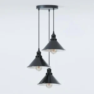 Industrial Metal Shade E27 Pendant Light Kitchen Island ~6456