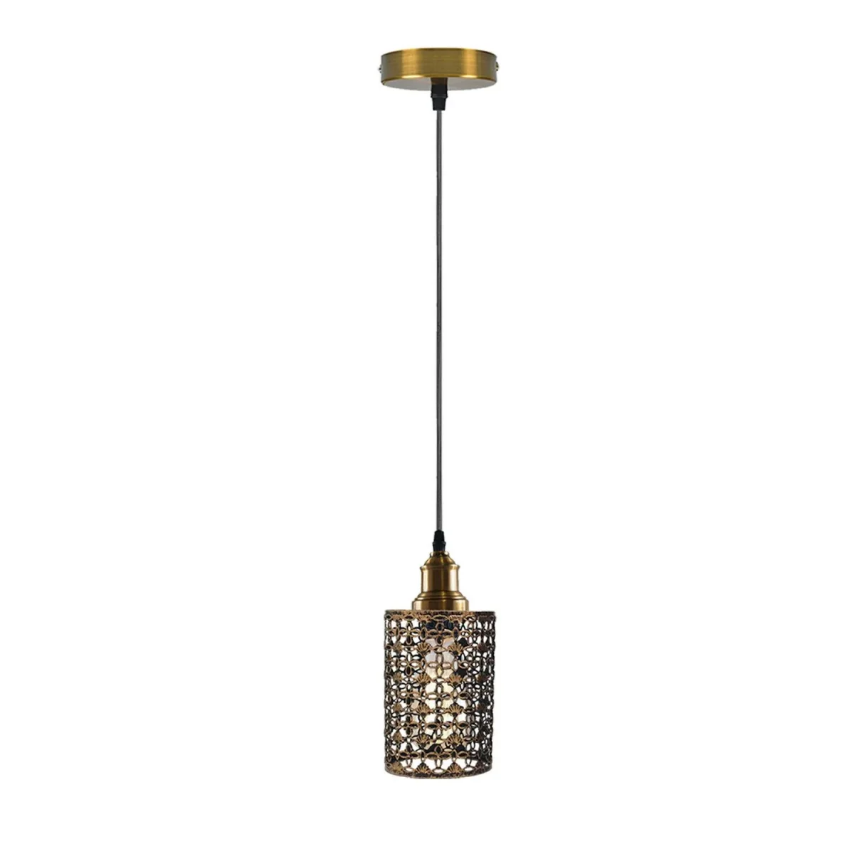 Industrial Metal Cage Pendant Ceiling Lamp Light~1316 - Image 7