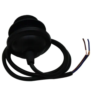 E27 Black Colour Umbrella Holder PVC Round Black Colour 1m Cable Pendant Set~2155