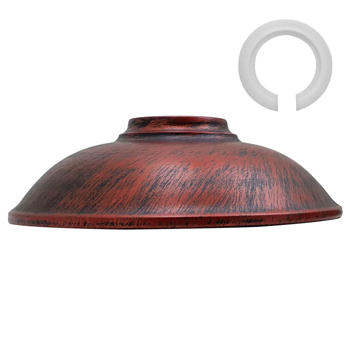 Modern Retro Pendant Ceiling Light Shade Rustic Red~1898 - Image 4