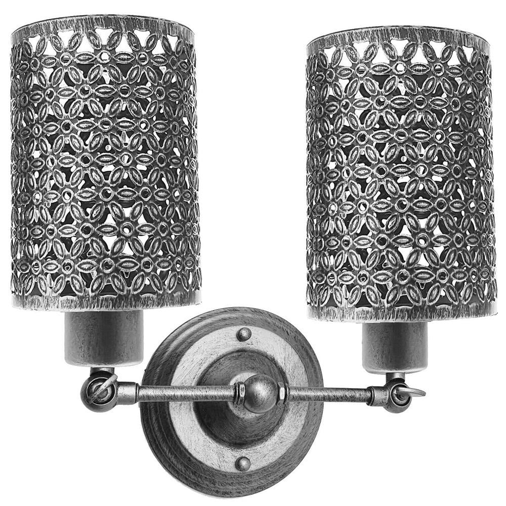 Modern Retro Brushed Silver Vintage Industrial Wall Mounted Lights Rustic Wall Sconce Lamps Fixture~2275 - Image 3